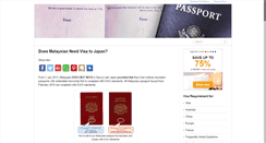 Desktop Screenshot of malaysianneedvisa.com