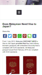 Mobile Screenshot of malaysianneedvisa.com